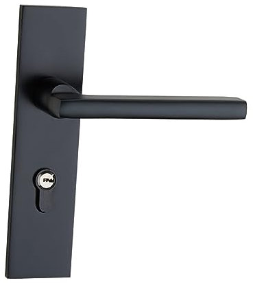 OSALADI Schwarzer Space Aluminium Türschloss Riegel Ergonomischer Sicherheits-digitalverschluss Korrosionsbeständig Einfach Zu Montieren Geeignet Für Badezimmer Und Schlafzimmer