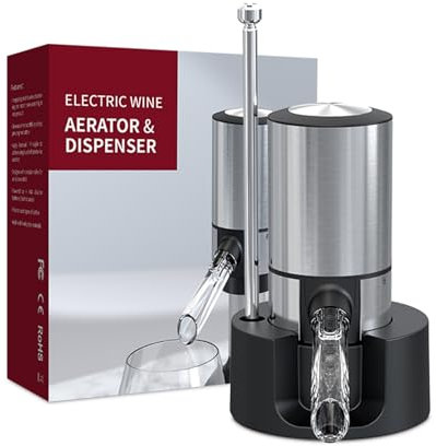 Cosyall Decanter elettrico per vino, aeratore, dispenser, versatore, pompa per whisky e liquori, divertente, unico, regalo di compleanno, uomo, donna, madre, padre, capo, fratello, marito