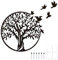Hugwish Arbre De Vie Decoration Murale En Metal Noire (30x30cm), Tableau Arbre De Vie Decoration Murale, Cadre Arbre De Vie Decoration Murale Metal Pour Cadeau Intérieur Extérieur Jardin Maison Décora