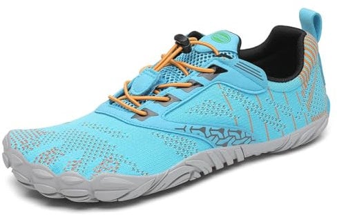SAGUARO Barfußschuhe Herren Barfussschuhe Damen Barfuss Schuhe Zehenschuhe Outdoor Fitnessschuhe rutschfest Traillaufschuhe Barefoot Shoes mit Zero-Drop Solhe Aero,Gr.40