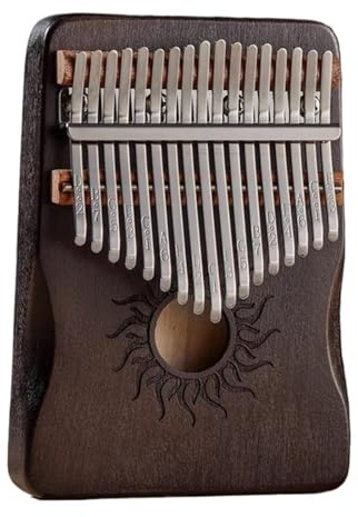 Kalimba Instrument Professionelle Kalimba 17 Tasten Mit Loch Unten Palisander Akazienholz Für Anfänger-Musikinstrument(17 keys)