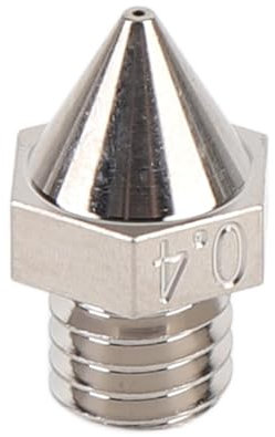 3D Druckerdüse Spitze für Raise3D N Pro2 Pro3 E2-Serie, 0,4mm Gehärtet, Genaue Hochfeste Legierungs Leck Beweis M6 x Heiß End Düse Ersatzteile für Raise3D N Pro2 Pro3 3D E2 Serie