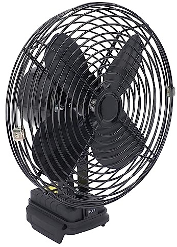 Domary 30W 8in Rechargeable Electric Fan Portable Lithium Battery 18V for Camping