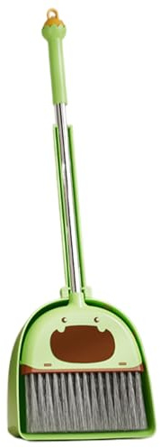 Juego de juguetes de limpieza para niños - Panel de polvo de mango largo | Juego de cepillo y mango largo | Juego de juguetes de limpieza | Juego de escoba desmontable Dustpan Aspiradora para niños