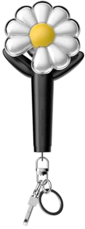 COSYPOSY G-DRAGON OFFICIAL MINI LIGHT KEYRING (BLACK) + Gift
