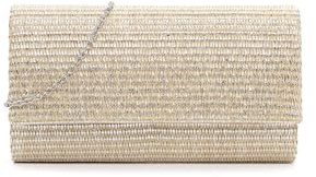 Tamaris Clutch TAS Amalia Woven 34325 Damen Handtaschen Zweifarbig silver 830