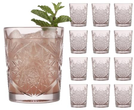 LIBBEY 71102 Trinkglas Blush Rosé HOBSTAR, 355 ml, 12er Set, Rosa | 355 ml; 12er Set