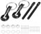 Kit Bloccaggio Perno Cofano, Kit Bloccaggio Perno Cofano Universale in Acciaio Inossidabile per Auto Sportive Corsa
