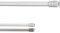 BEAUTEX Klemmstange ausdrehbar mit Saugknopf für Fenster Gardine Länge wählbar, 80-120 cm Weiß (1 Stück)