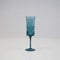 Art Deco Vintage Blue Champagne Wine Glasses Wedding Table Home Decor (Champagne Glass)
