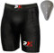 PX Tiefschutz mit Kompressionshose Herren Kompression Short Hose Tiefschützer kurz Kampfsport MMA Kickboxen Thaiboxen Muay Thai Boxen Hockey Compression (L)