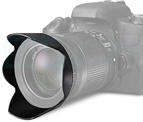 Bindpo EW-73C Gegenlichtblende, Kameraobjektiv Sonnenschutz Regenschutz Abdeckung Ersatz 67mm für Canon EF-S 10-18mm F/4.5-5.6 is STM