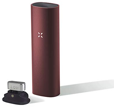 PAX 3 Premium Portable Vaporizer, Dry Herb, Concentrate, 10 Year Warranty, Complete Kit, Burgundy