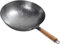 Vinbcorw Wok De Hierro, Plancha De Hierro Asiático, Comida Wok Ca, Wok Grande Y Mango De Madera, Revestimiento Antiadherente, Chino Para El Gas, El Wok Original Con Mango De Madera,A,36cm