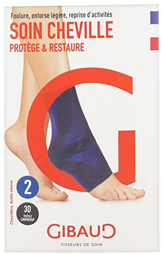 Gibaud Soin Cheville Chevillère Bleue - Taille 2