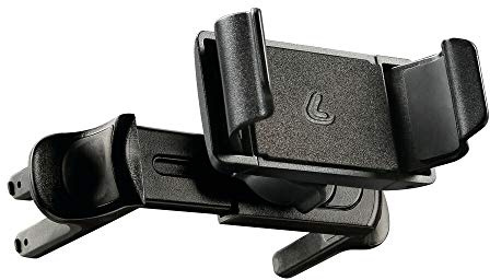 Lampa 72557 Snap Vent PRO, Porta Telefono per bocchette aerazione Standard e Rotonde Stile Mercedes, Audi, Dacia, Citroen, Ford, Nissan, Mini