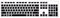 MMDW Silikon-Tastaturabdeckung für Dell KM636 kabellose Tastatur und KB216 verkabelte Tastatur, Optiplex 5250/3050/3240/5460/7450/7050, Inspiron AIO 3475/3670/3477All-in-One Desktop, Schwarz