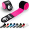 MADGON Boxbandagen in 3m 3,8m 4,5m für Männer und Frauen - Bandagen Boxen für Kickboxen, MMA, Boxer & Sparring mit Beutel - pink