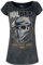 Volbeat Bandana Skull Frauen T-Shirt grau XL 100% Baumwolle Band-Merch, Bands