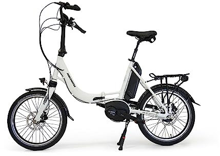 E-Faltrad Mobilemaster Offroad GT 8G mit Bosch Performance Line Mittelmotor, 500Wh Rahmenakku, Gates Carbon Riemen, mit Rücktritt, Schwarz - Premium E-Bike Klapprad (Made in Germany)