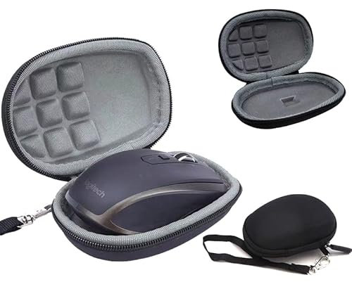 Fenmaru Reise Tasche für Logitech MX Master 3S/2S, Tragbare Schutzhülle für Logitech MX Anywhere 3S/3/2S, Hart Schutz Hülle Etui kompatibel mit Logitech M330 M320 M280 M590 M558 Maus Zubehör