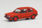herpa 420846-002 Modellauto VW Golf GTI, originalgetreu im Maßstab 1:87, Auto Modell für Diorama, Modellbau Sammlerstück, Deko Automodelle aus Kunststoff, Farbe: Rot Miniaturmodell