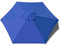 EliteShade USA Ersatz-Terrassenschirm-Ersatzdach, Markt-Outdoor-Regenschirm-Abdeckung (nur Kanopie) (Königsblau)