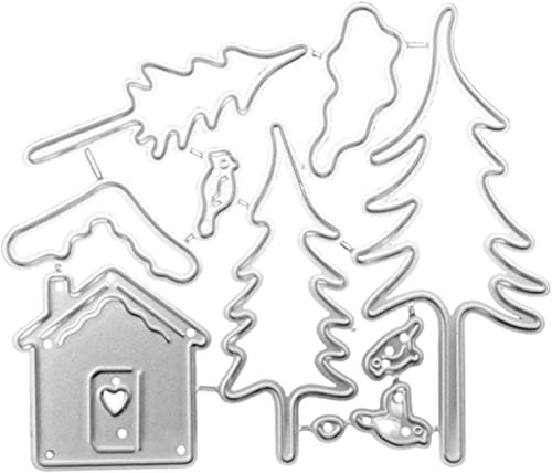 Bücher und Häuser Stanzformen für Kartenherstellung, Stanzformen, Stanzschablonen für DIY, Scrapbooking, Fotoalbum, dekorative Prägepapier