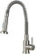 BTZHY Grifo,Grifo de Cocina Giratorio, Grifo de Fregadero de Cocina con rociador extraíble Grifo de Cocina extraíble de latón Grifo Monomando de Fregadero de Cocina de Arco Alto con 2 Modos de roc