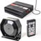 ROUTEKING Auto Alarm Notfall Sirene 20 mit drahtloser Fernbedienung Handheld-Mikrofon 200W 118-130DB 12V Dual 20A Hilfsschalter für Polizei-Feuerwehrfahrzeuge