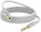 MOSWAG 3.5mm Extension Cable 6.6FT/2Meter Audio Male to Female Stereo Extension Adapter Nylon Braided Cord Compatible for Home/Car Stereos Smartphones Headphones Tablets Media Players and More