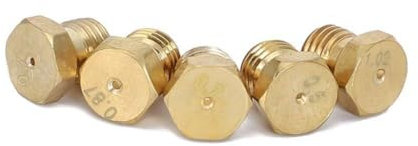 GAOHOU 5pcs Gas Range Conversion Kit LPG Gas Jet Set Burner Nozzles Gas Hob LPG Conversion Kit