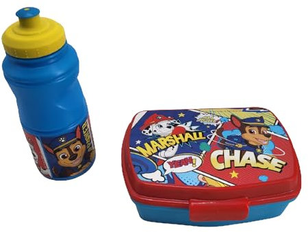 kidparadise Boite à gouter avec Gourde Pat Patrouille