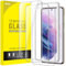JETech Protection D'écran pour Samsung Galaxy S21 5G 6,2 Pouces, Film en Verre Trempé avec Outil d'Installation Facile, Compatible Empreinte Digitale ID, HD Transparent, Lot de 3
