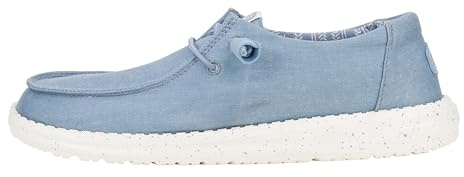 HEYDUDE Wendy Stretch Canvas für Damen, Hell, blau, 40 EU