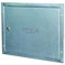 Puerta para contador de agua con marco enrasado de chapa galvanizada H400mm x An600mm - Idrhaus