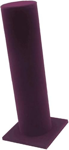 Shidongbla Vertikaler Schmuckständer für Armbänder, Haarbänder, Armreif, Organizer, Organizer, vertikaler T-Steg, Armband-Show-Rack (lila)