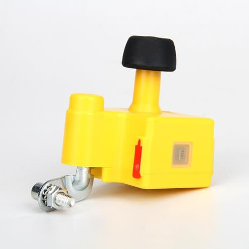 Fahrrad-Dynamo-Generator-Ladegerät, Dual-USB-Fahrrad-Elektrogenerator mit wiederaufladbarem D-Ausgangsgenerator, erzeugt Strom während der Fahrt Aufladen für Telefonscheinwerfer usw. (Gelb)