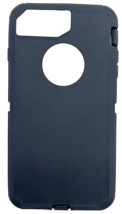 Replacement Rubber Outer Skin Compatible with iPhone 7 Plus and iPhone 8 Plus | 5.5’’ Otterbox Defender Series Case-Black