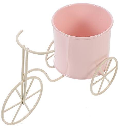 MERRYHAPY Creative Iron Bike Flower Stand Dekorativer Pflanzständer Fahrradform Als Stifthalter Für Blumen Und Pflanzen Im Wohnbereich Büro
