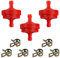 GOLD DEER 3Pack Rasenmäher 1/4 Zoll Inline Gaskraftstofffilter Kleinmotor Kraftstofffilter Ersatz für Briggs Stratton Craftsman Toro 394358s 56679 394358 394358S 7014359YP 56679MA mit 6 Stück