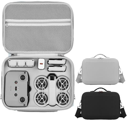 Custodia da Trasporto 2 in 1 per DJI Neo - Borsa Protettiva da Viaggio e Tracolla per Drone e Fly More Combo