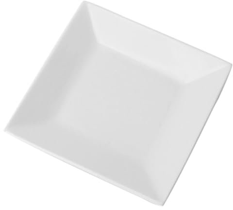 Cabilock Plato Cerámico Cuadrado Ideal Para Comidas Vajilla Hogar Colores Sólidos Para Todos Los Eventos