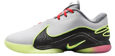 Lebron XXII Crown Jewel Basketball Shoes (FZ1094-101, White/Medium Ash/Hot Lava/Volt Glow) Size 11