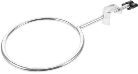 TOYANDONA Laboratory Clamp Holder Iron Stand Extra Large Closed Retort Ring Flask Ring Clamps Chemistry Lab Equipment Support for Experimental Use