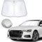 CDEFG Compatible con Audi A6 C8 4K / A7 4K8 2019-2024 2025 Parasol Coche Delantero Parabrisas Protector Plegable con Gran Pantalla Anti UV Rayos Mejor Fresco-Parasol Accesorios