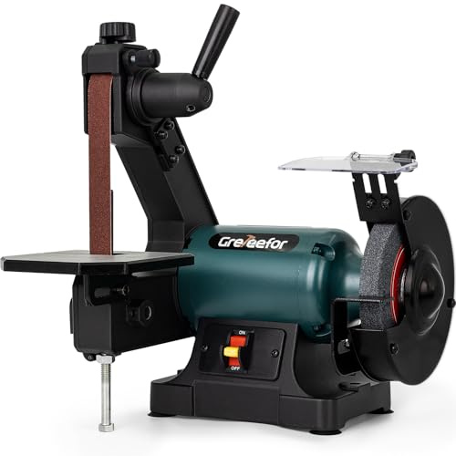 6 inch Bench Sander and 30 inch Belt Sander, Belt Sander for Bench and Metallurgical Sander, Belt Sander for Knife Making, Sharpening