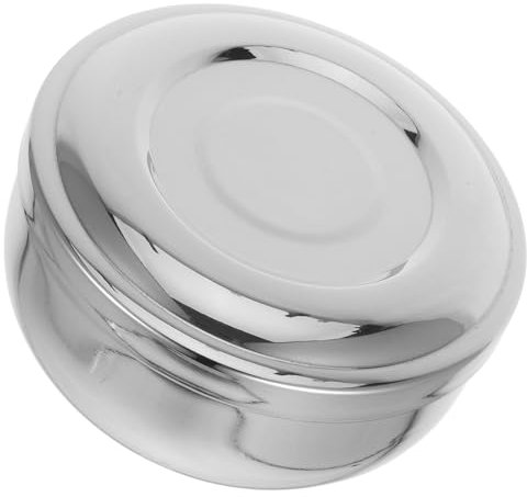 Mobestech Edelstahl Rasierschale Mit Deckel Unzerbrechliche Rasierschale Für Männer Für Nassrasur Und Bartpflege Langlebige Shaving Bowl Für Täglichen Gebrauch