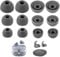 Miayaya Silicone Tips Replacement Earbuds Tips for Beats Studio Buds/Fit Pro Ear Tips Eartip Fit in The Charging Case Ear Covers, S/M/L, 6 Pairs, Gray