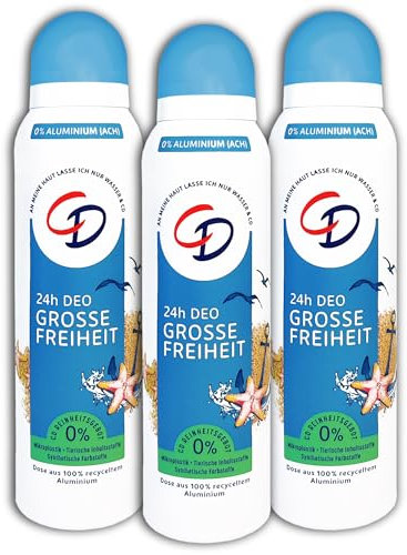 3 er Pack CD 48h Deospray Große Freiheit 3 x 150 ml Deodorant Deo